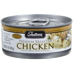  Sheltons Premium Breast of Chicken in Water, 5 oz, 12 ct 