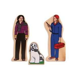 Brenda Blue, Brendas Mother and King Dog Figurines Toys 