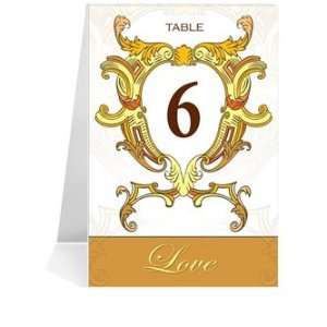    Wedding Table Number Cards   Imperial #1 Thru #34