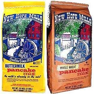 New Hope Mills, Buttermilk and Whole Wheat Pancake mixes assorted Box 