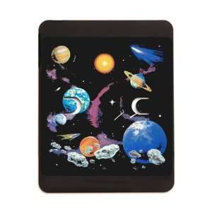  iPad 5 in 1 Case Matte Black Solar System And Asteroids 