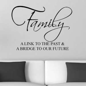   , Bridge to Our Future Wall Decal Wall Word Quote 