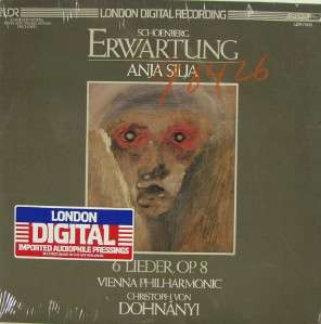 Schoenberg Erwartung, Dohnanyi, Silja London Sealed LP  