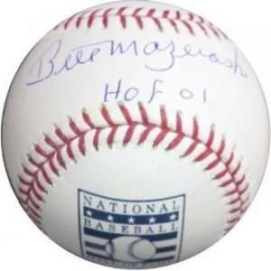 Signed Bill Mazeroski Ball   NEW HOF IRONCLAD   Autographed Baseballs 