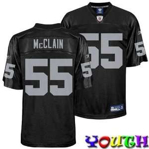  Rolando Mcclain #55 Oakland Raiders Youth Replica Jersey 