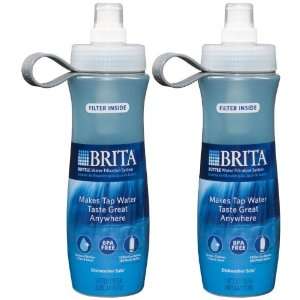  Brita Bottle Water FiltrationBlue/Green,  2 pack