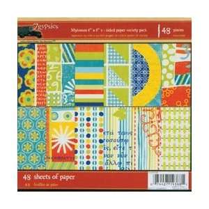   Mykonos Double Sided Paper Pack 6X6 48 Sheets Arts, Crafts & Sewing