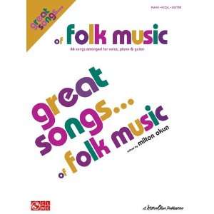 Great Songs of Folk Music   Piano/Vocal/Guitar Songbook 
