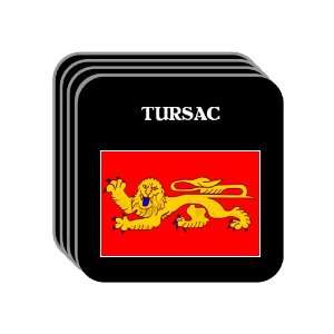  Aquitaine   TURSAC Set of 4 Mini Mousepad Coasters 