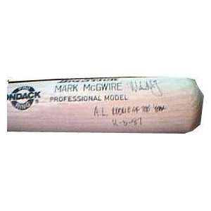 Mark McGwire Autographed Baseball Bat 