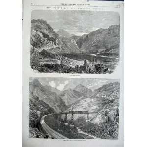  Tabon Valparaiso Santiago Railway 1864 Viaduct Maquis 