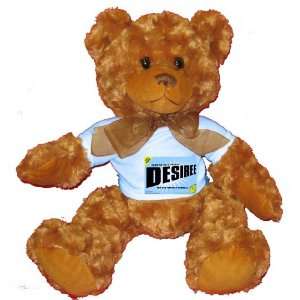  FROM THE LOINS OF MY MOTHER COMES DESIREE Plush Teddy Bear 