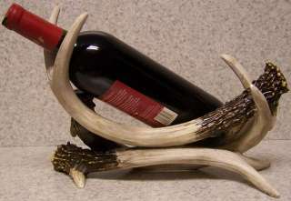 Wine Bottle Holder and/or Decorative Sculpture Stag Antlers NIB  