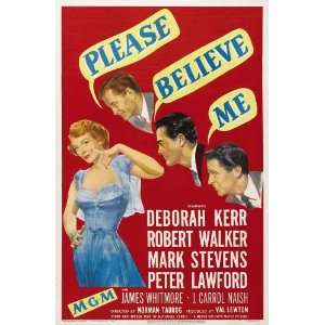  1950 Please Believe Me 27 x 40 inches Style A Movie Poster 