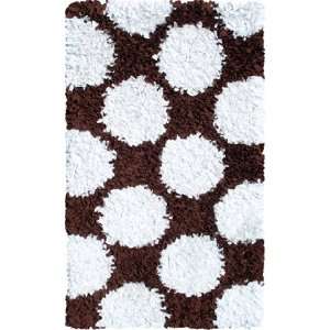 The Rug Market Kids Polkamania Brown and White 02267 Brown and White 