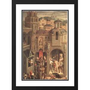 Memling, Hans 28x38 Framed and Double Matted Scenes from the Passion 