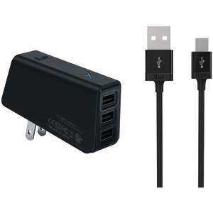   ILUV IAD235BLK USB AC POWER ADAPTER WITH MINI USB CABLE Electronics