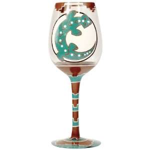  Westland Giftware 9 Inch Lizard Wine Glass, 15 Ounce 