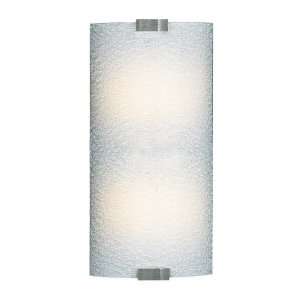   Omni Two Light Wall Sconce with Opal Bubble Glass