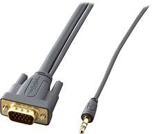 Rocketfish   12 SVGA/3.5mm Stereo Audio Cable RF PCC131  