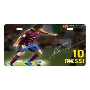  Messi Barcelona License Plate Sign 6 x 12 New Quality 