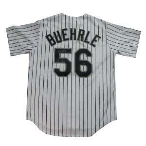 Autographed Mark Buehrle Chicago White Sox jersey inscribed with no 