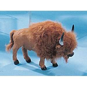  6 Buffalo Furry Animal Figurine Toys & Games