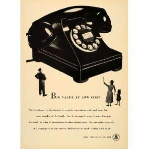   Phone Bell Telephone System Call Calling   Original Print Ad Home