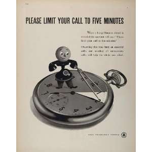   Telephone System Home Front WW2   Original Print Ad