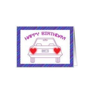  Happy Birthday Sweet 16 Car Card Toys & Games