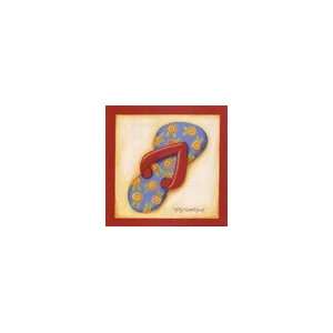 Red Flip Flop II by Kathy Middlebrook 8x8  Kitchen 