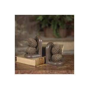  Pinecone Bookends By Vintage Verandah