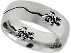 Stainless Steel Band High Polished Silver Finish Ring items in The 