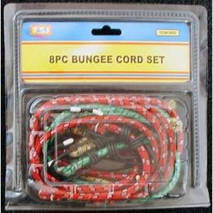  Set of 8 Assorted Bungee Cords