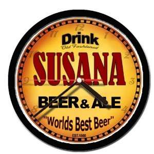  SUSANA beer and ale cerveza wall clock 