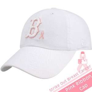  New Era Boston Red Sox White Ladies Ribbon Hat Sports 