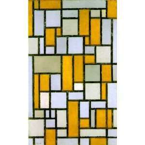 FRAMED oil paintings   Piet Mondrian   24 x 40 inches   Composition 