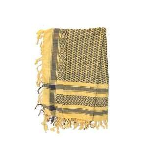  Cotton Arab Scarf Shemagh CAFIA   Yellow (Sunflowers 