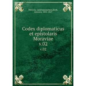   02 Boek, AntonÃ­n, 1802 1847 Moravia. Landesausschuss Books