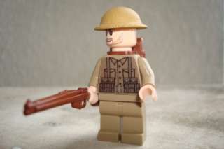CUSTOM LEGO MINIFIG WW2 BRITISH TOMMY SOLDIER INFANTRY  