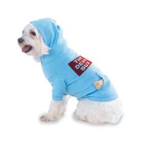 THE DEVIL SUX Hooded (Hoody) T Shirt with pocket for your Dog or Cat 