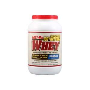 MET Rx Instantized Natural Whey Protein Vanilla    2 lbs
