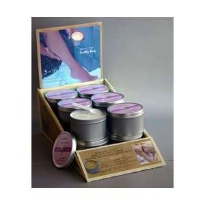  Earthly Body 3 in 1 Suntouched Body Massage Candle Display 