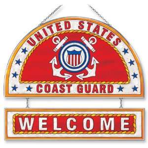   Inch Welcome Panel with United States Coast Guard Logo