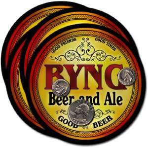  Byng, OK Beer & Ale Coasters   4pk 