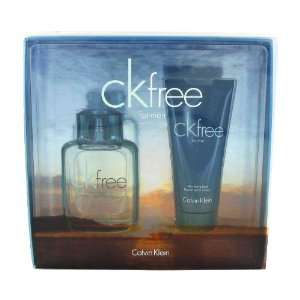  New   CK Free by Calvin Klein   Gift Set    1.7 oz Eau De 