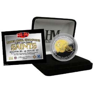  New Orleans Saints Super Bowl XLIV Champions 2 Tone Coin 