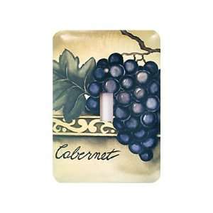 Cabernet Grapes Switch Plate / 1 Toggle