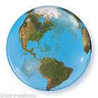 Qualatex 22 Bubble Balloon Planet Earth World Globe Map Design items 