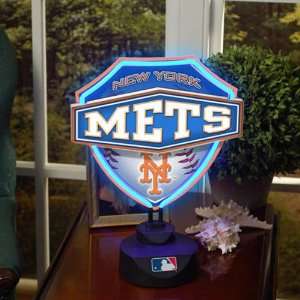  New York Mets Neon Shield Table Lamp